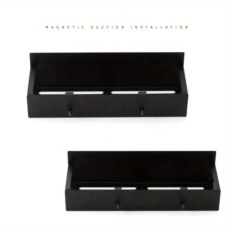 2Pcs Magnetic Storage Shelf Household Kitchen Refrigerator Washing Machine Side Hanging Storage Rack, Multifunctional Storage